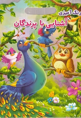 رنگ آمیزی آشنایی با پرندگان